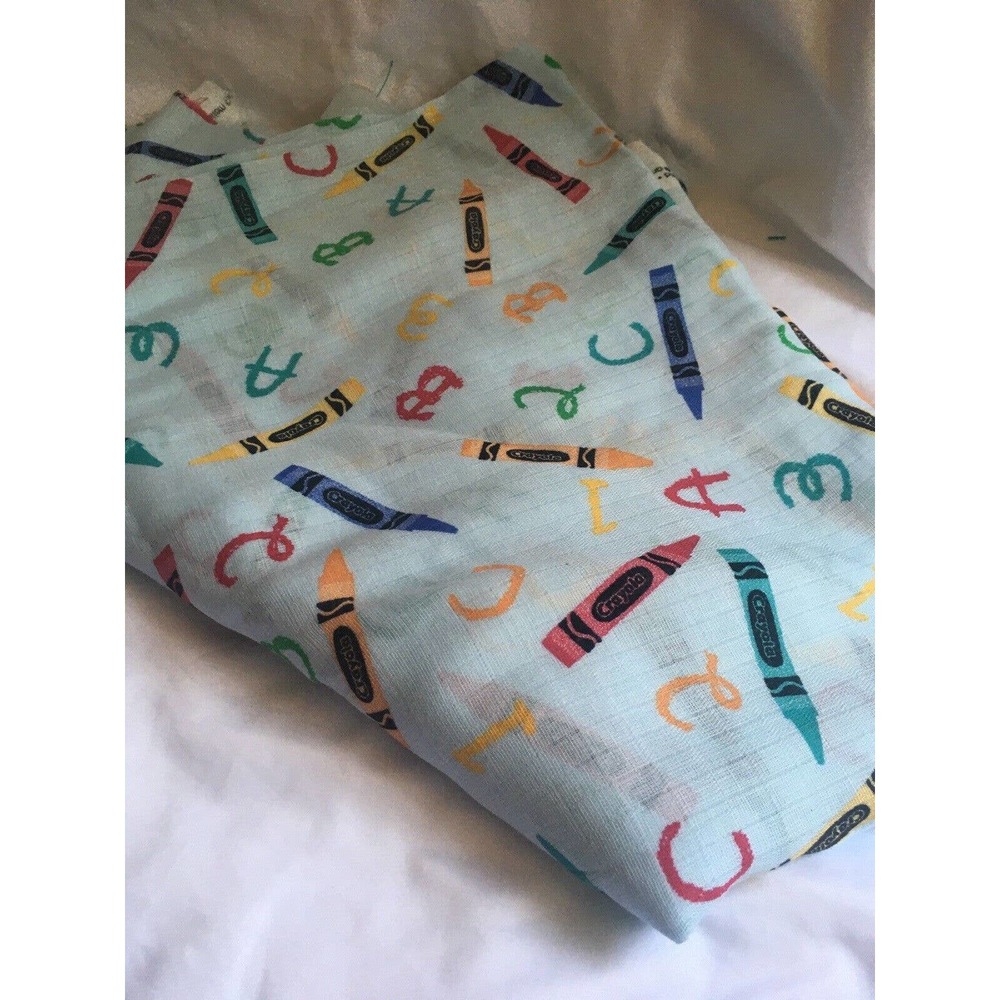 84 X 60 "W Crayola Muslin Cotton Fabric Riley Blake Quilting Sewing Crafting